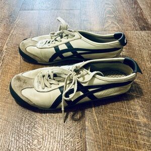 Authentic Onitsuka Tiger Mexico 66 Sneakers Birch/Peacoat Colorway